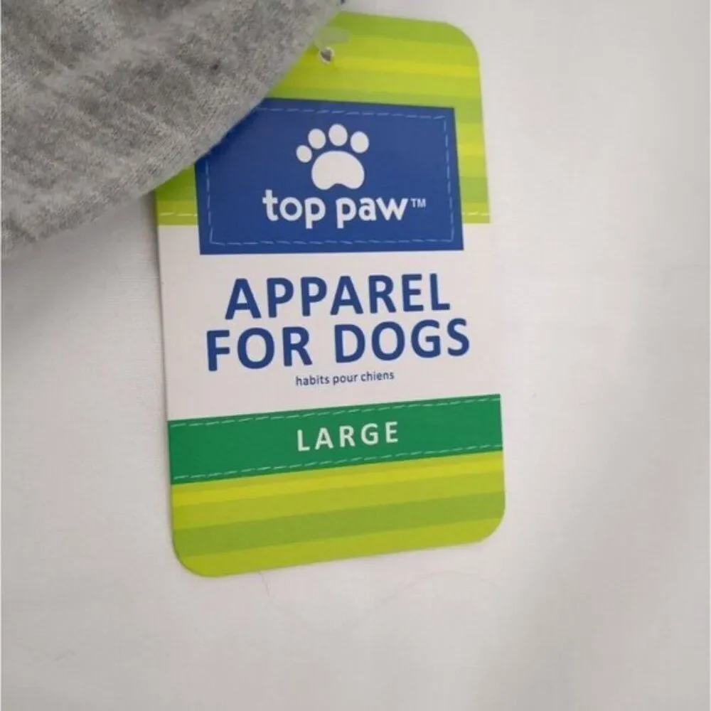 Galaxy Glow-in-the-dark Comet Me Bro Dog Tee Large Top Paw